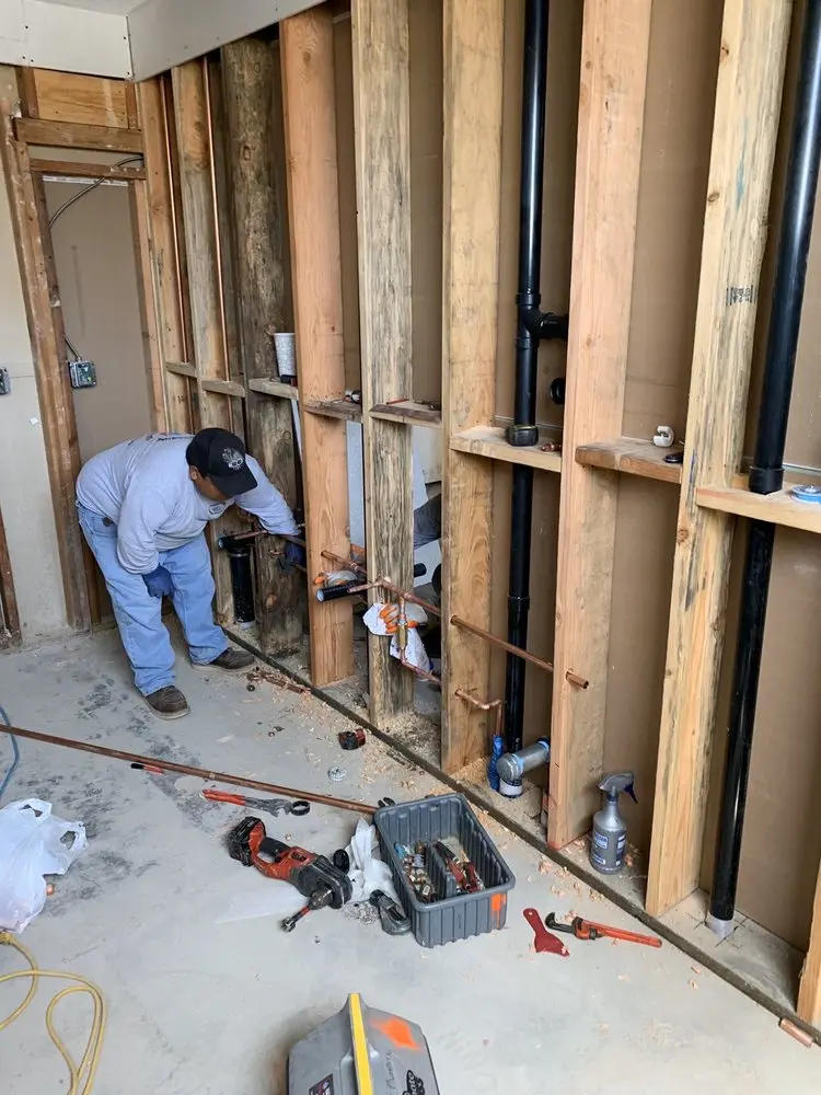 Commercial rough-in plumbing for Gas Line Repair in Hunters Ridge